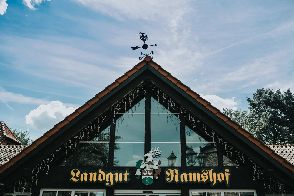 Hochzeit auf Landgut Ramshof bei Viersen