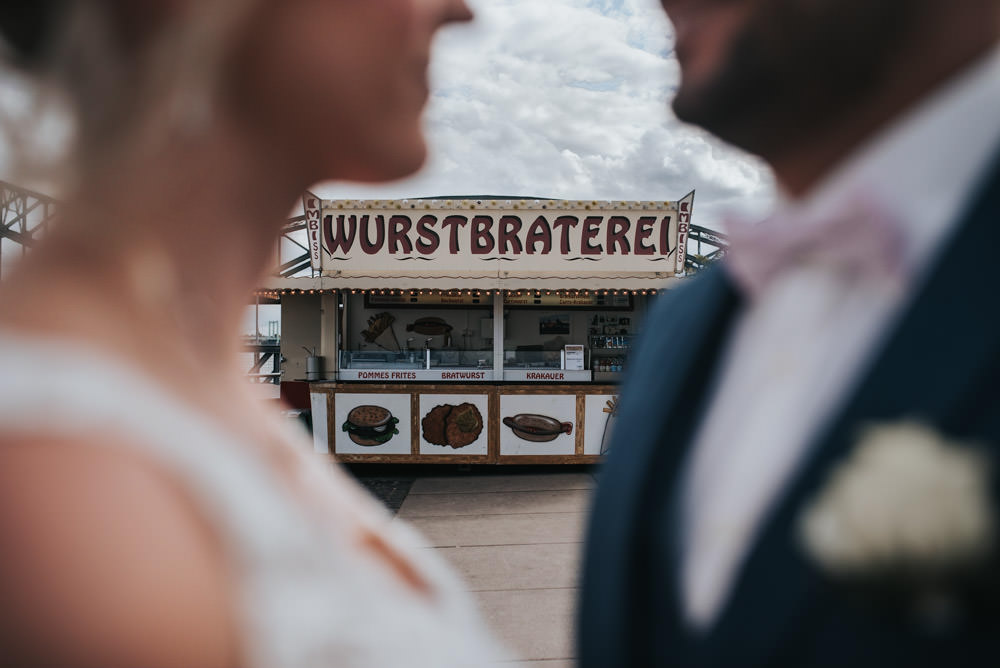 Brautpaarshooting an der Wurstbraterei