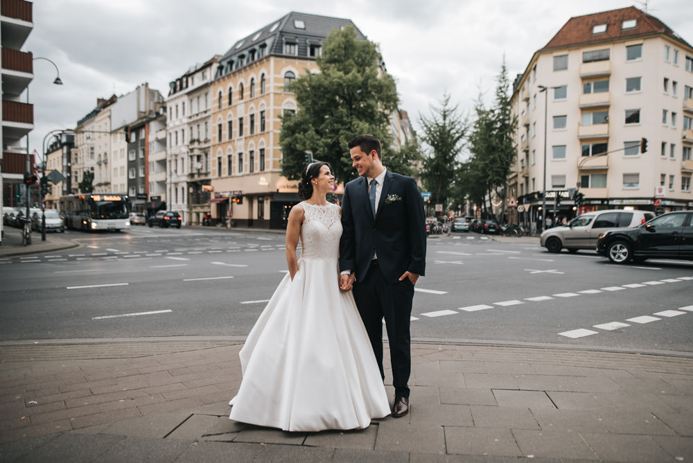 Hochzeitsfeier im Belgischen Viertel in Köln