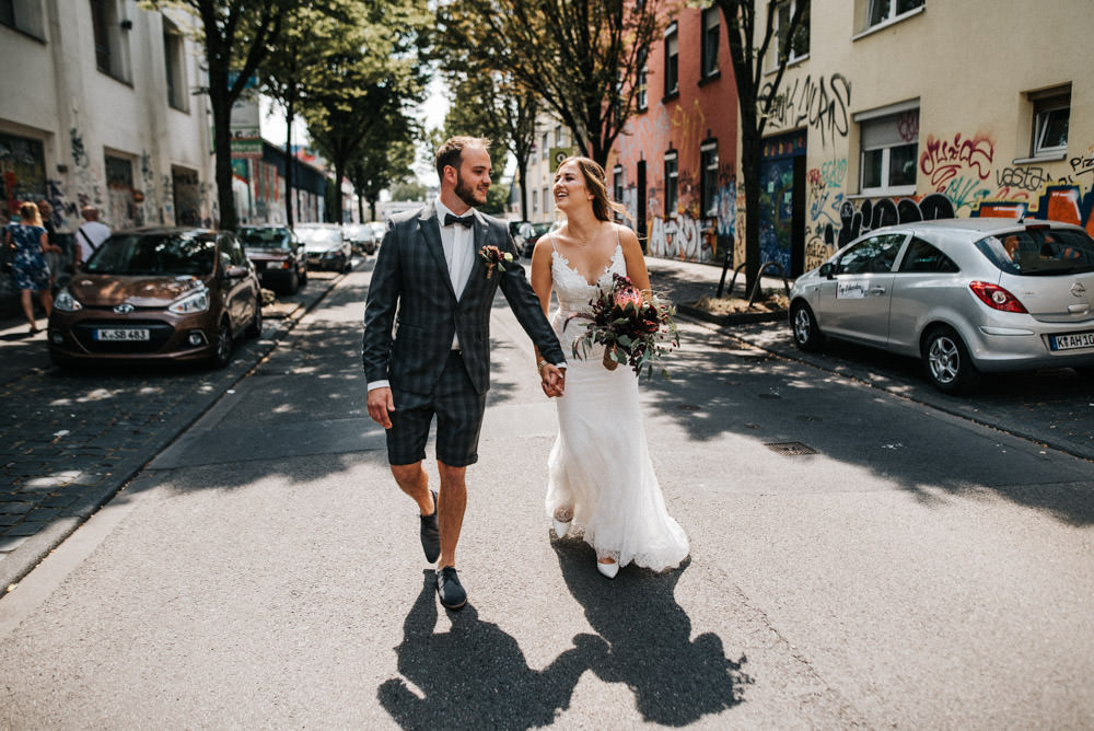 Urbane Hochzeit Odonien Getting Ready