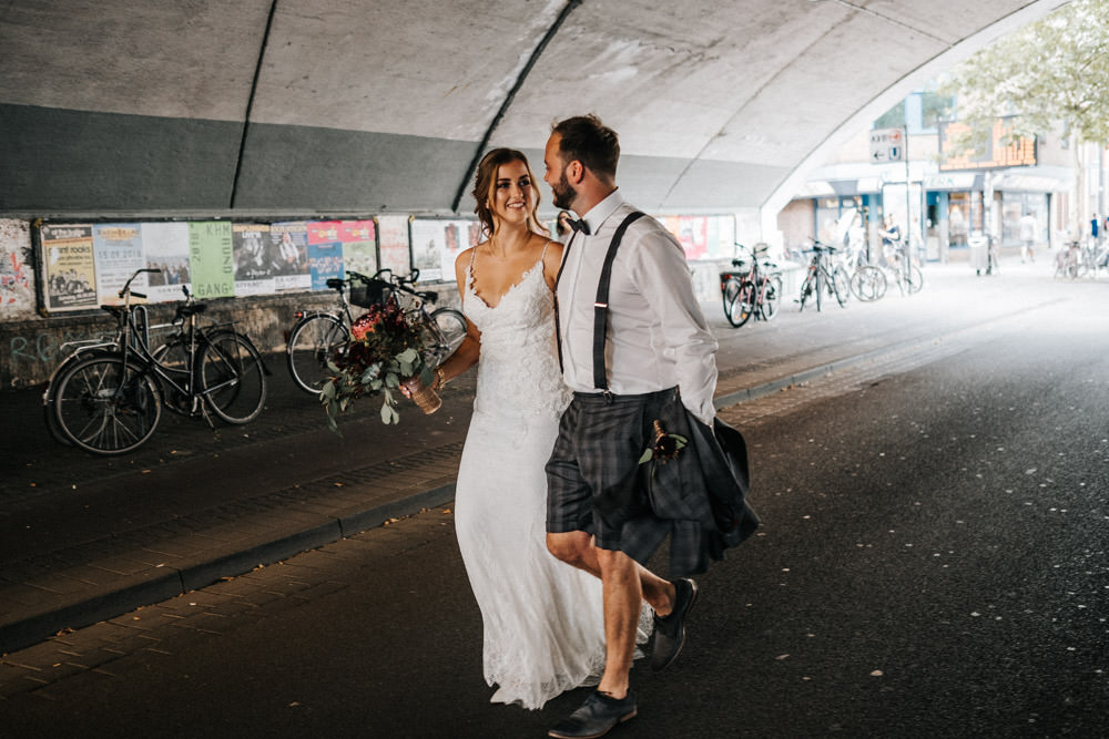 Urbane Hochzeit Odonien Getting Ready