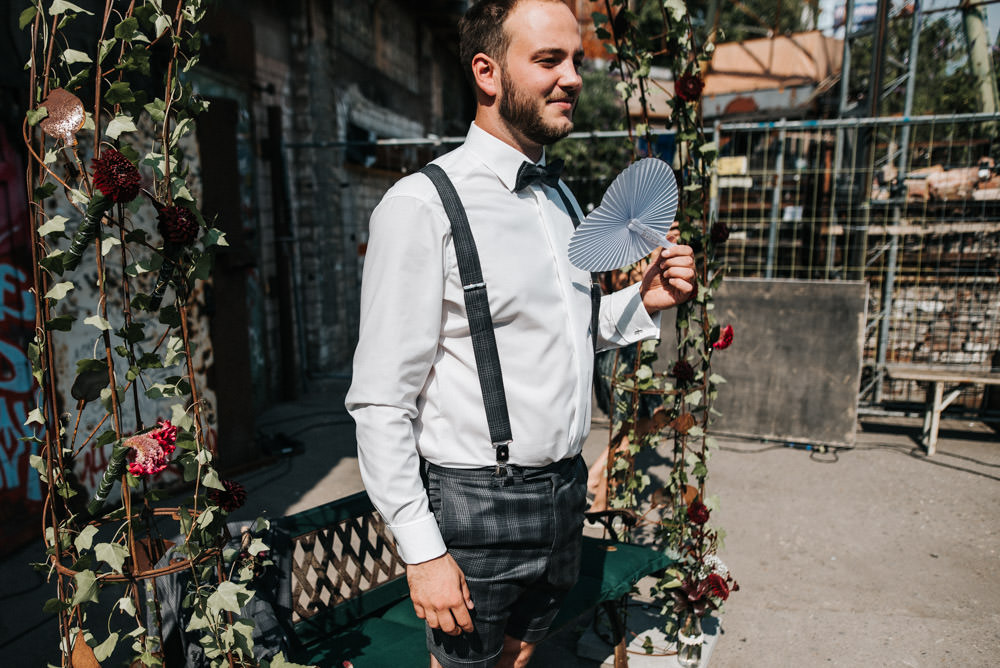 Freie Trauung im Odonien FEstival Hochzeit Köln