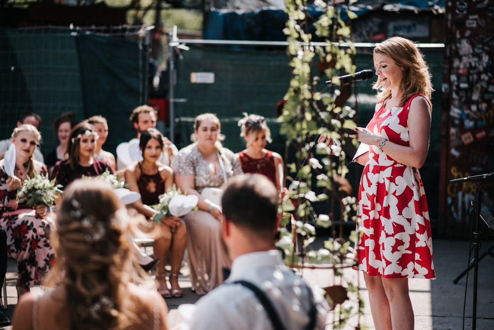 Freie Trauung im Odonien FEstival Hochzeit Köln