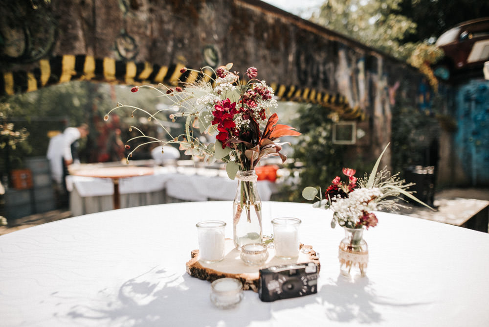 Freie Trauung im Odonien FEstival Hochzeit Köln