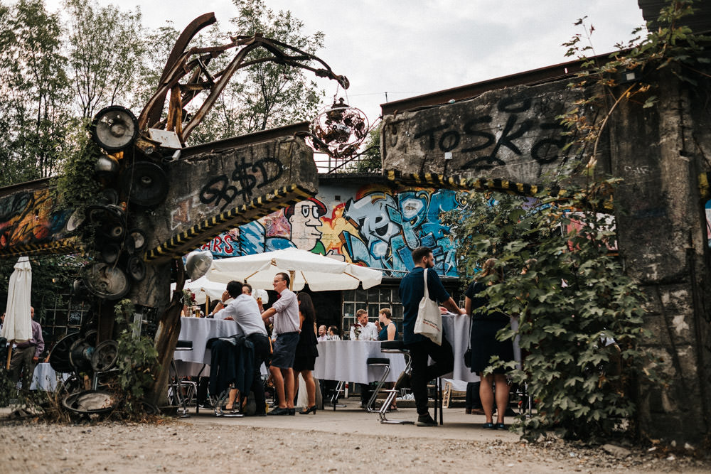 Freie Trauung im Odonien FEstival Hochzeit Köln