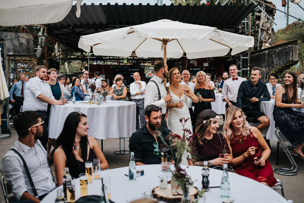 Freie Trauung im Odonien FEstival Hochzeit Köln