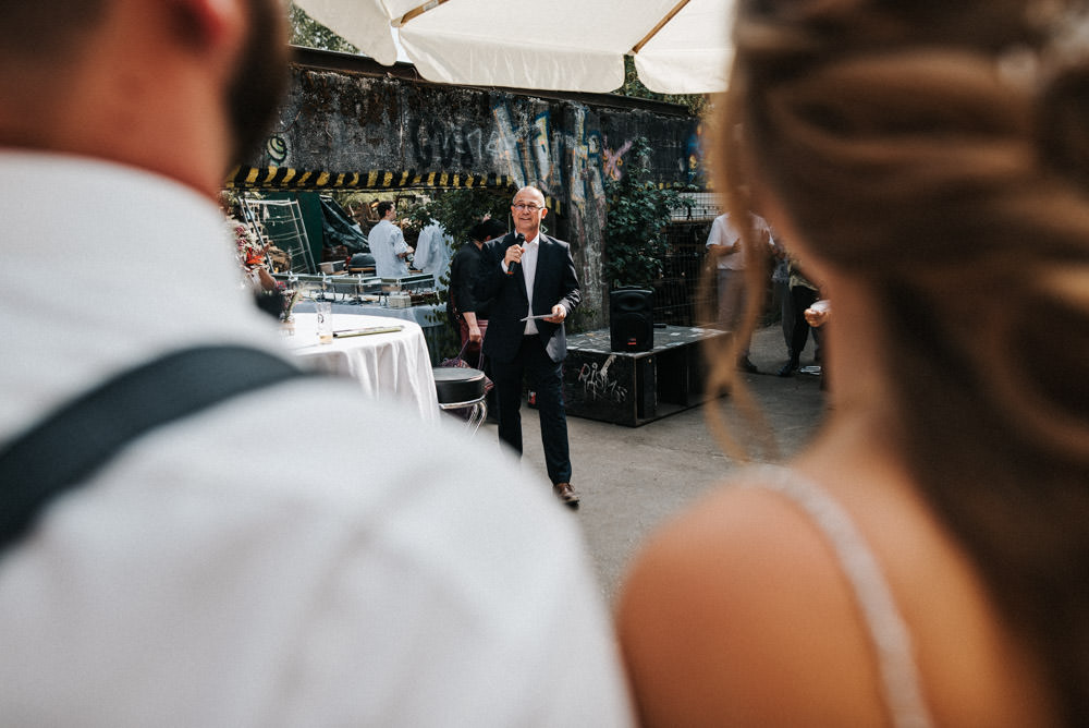 Freie Trauung im Odonien FEstival Hochzeit Köln