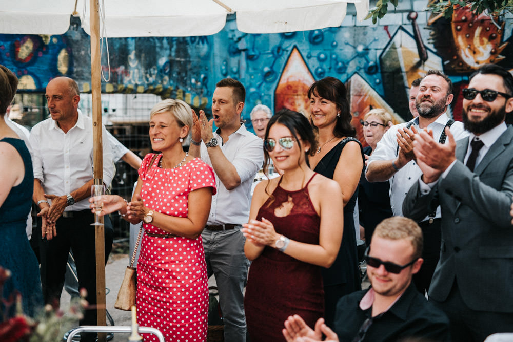 Freie Trauung im Odonien FEstival Hochzeit Köln