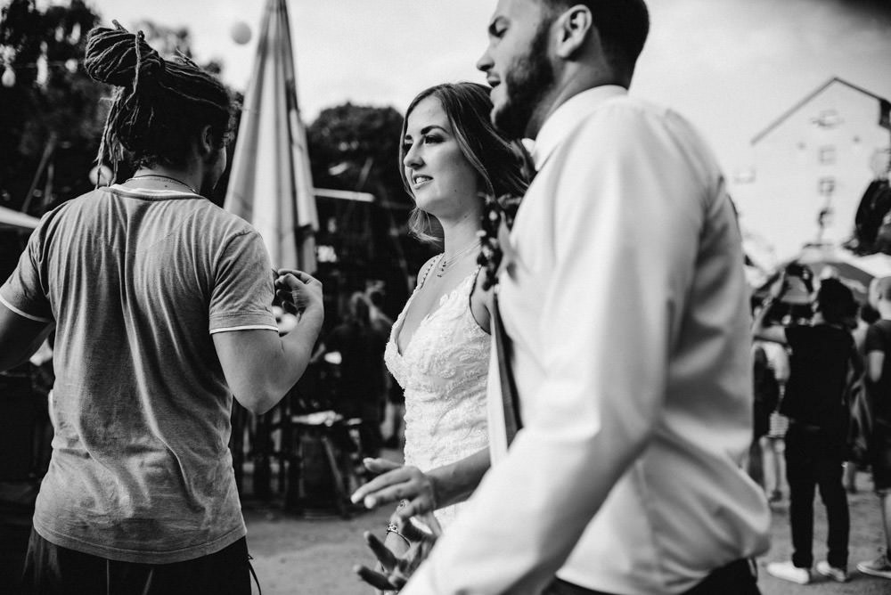 Freie Trauung im Odonien Festival Hochzeit Köln