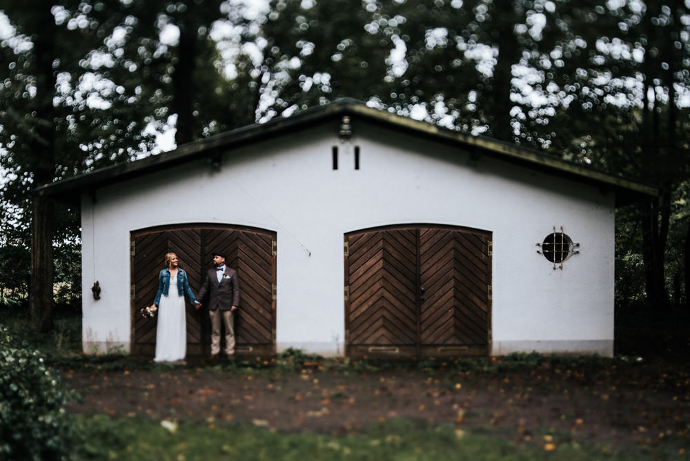 Brautpaarshooting bei REgen