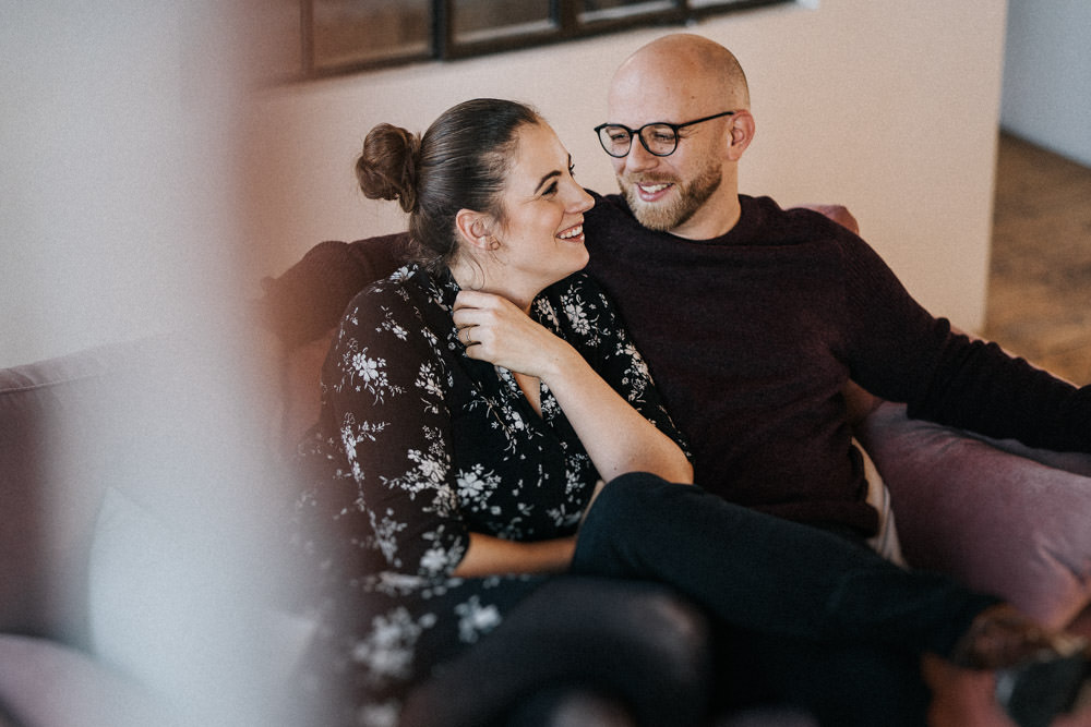 Homeshooting im Loft Paarshooting Köln