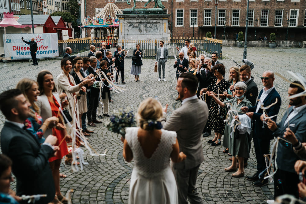 Brautpaar Spalioer Düsseldorf Hochzeit