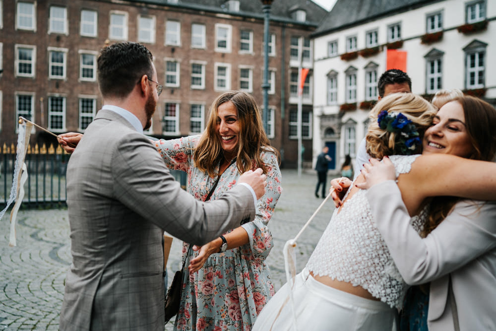 Brautpaar Spalioer Düsseldorf Hochzeit