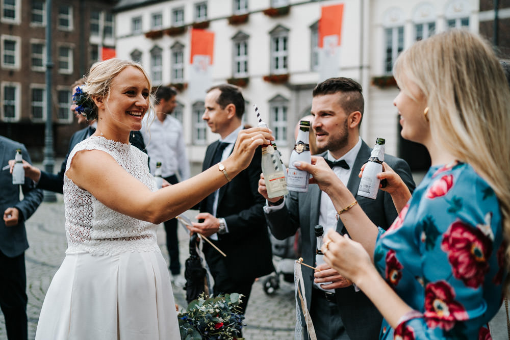 Standesamt Düsseldorf Hochzeit Sektempfang ideen