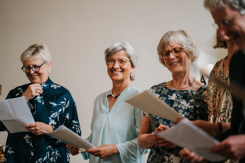 Midsommar Hochzeit mit Stretchzelt auf Gut Neuwerk