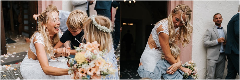 Midsommar Hochzeit mit Stretchzelt auf Gut Neuwerk