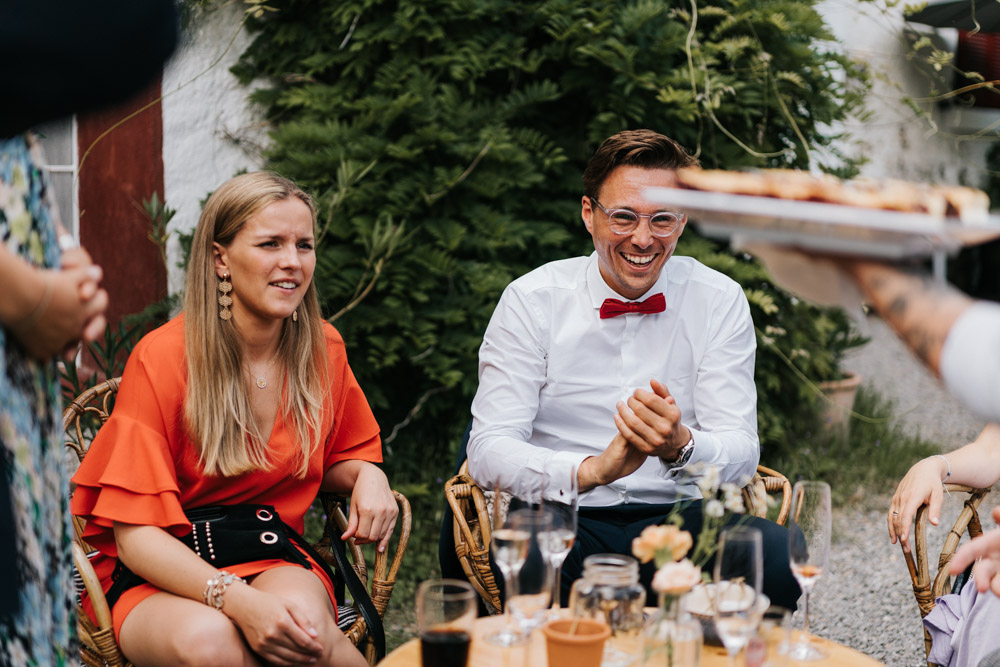 Midsommar Hochzeit mit Stretchzelt auf Gut Neuwerk