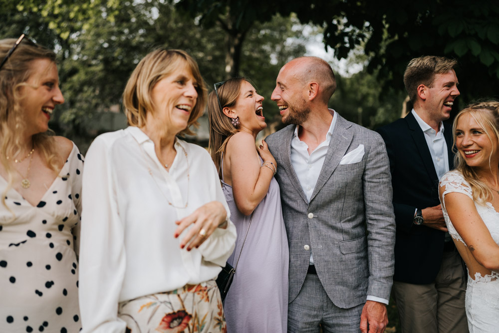 Midsommar Hochzeit mit Stretchzelt auf Gut Neuwerk